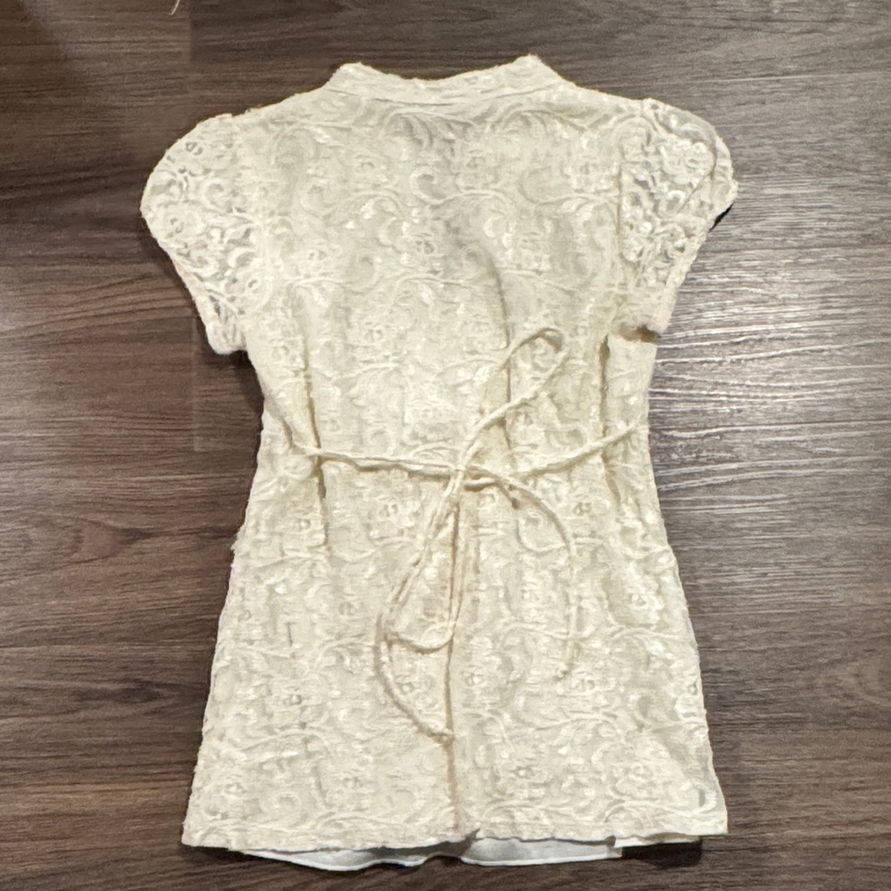 Heart Soul Cream Lace Blouse - Picture 4 of 4